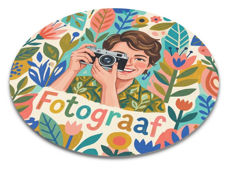 Voorbeeldafbeelding bij Muismat voor fotografen met vintage camera